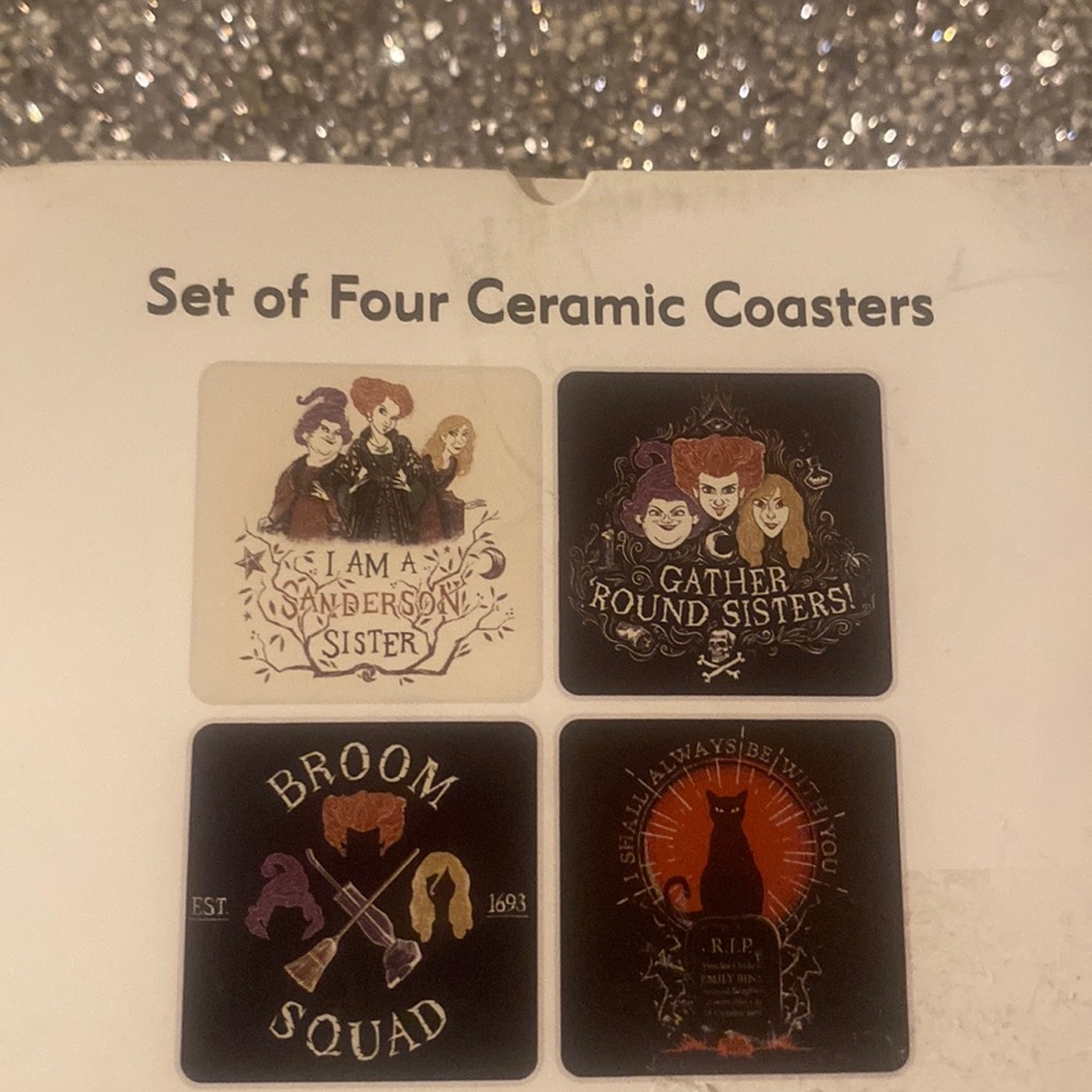 Hocus-Pocus, Ceramic Coasters - Picture 2 of 3